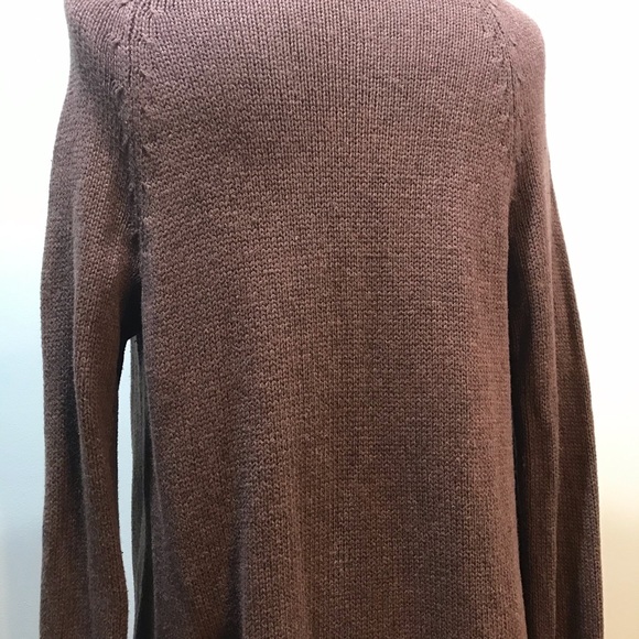 Gap Dark Gray Taupe Open Front Long Cardigan L - Picture 7 of 8